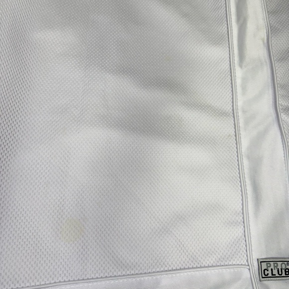 Pro Club Men's Heavyweight Mesh Basketball Shorts, White, size 3XL - Good - Picture 5 of 7